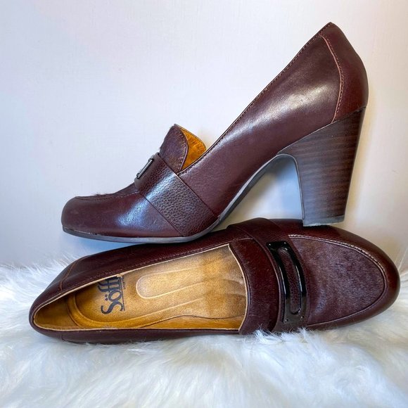 SÖFFT Leather Loafer Pump 9.0M - Picture 2 of 11